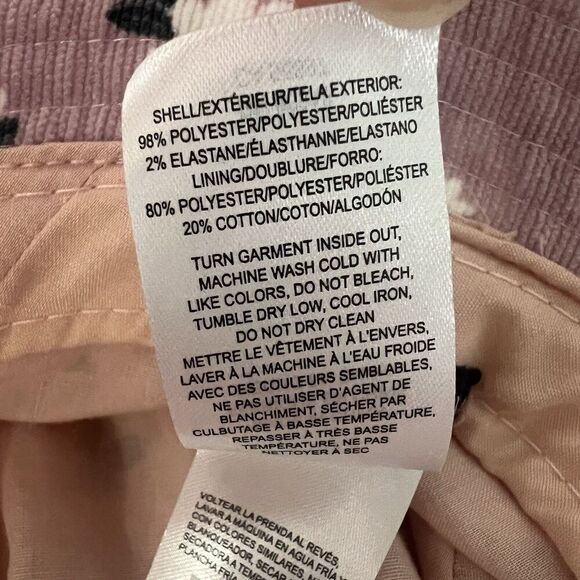 Lucky Brand Bucket Hat Women One Sz Floral Corduroy Light Purple Casual Sun Cap - Picture 5 of 9